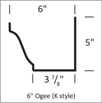 Radius Gutters 6 in k style radiusgutter.com